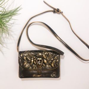 Patricia Nash Italian Leather Crossbody Bag